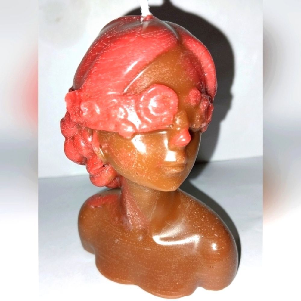 Hand crafted limited edition Lady Rose candle 4 oz